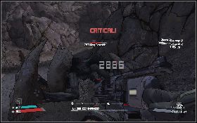 Podejdź do pala z czaszkami (lewy obrazek) i wsuń na niego odwłok Królowej - Bait And Switch | Trash Coast i Old Heaven | Solucja Borderlands - Borderlands - poradnik do gry