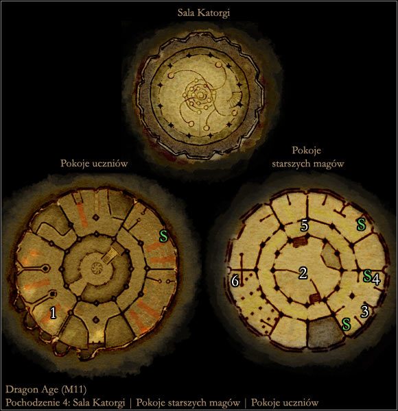 1 - Pochodzenie 4 - Magin | Mapy lokacji | Dragon Age Początek - Dragon Age: Początek - poradnik do gry