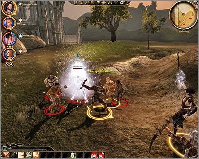 - Na północny-zachód od miasteczka zaczepiony zostaniesz przez grupę uchodźców , którzy będą dążyli do zdobycia nagrody za Twoją głowę (M25, 6) - Lothering | Mapy lokacji | Dragon Age Początek - Dragon Age: Początek - poradnik do gry