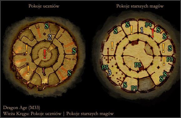 1 - Wieża Kręgu | Mapy lokacji | Dragon Age Początek - Dragon Age: Początek - poradnik do gry