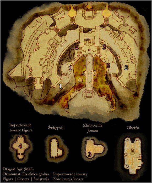 2 - Orzammar (1) | Mapy lokacji | Dragon Age Początek - Dragon Age: Początek - poradnik do gry