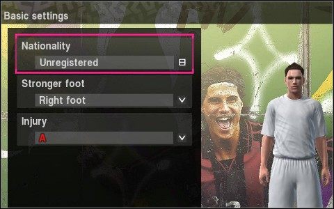 Kraj - Tworzenie zawodnika | Become a Legend w Pro Evolution Soccer 2010 - Pro Evolution Soccer 2010 - poradnik do gry