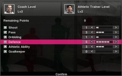 Warto zapłacić więcej trenerom. Dzięki temu zwiększy się ilość możliwych do przydzielenia na trening punktów. - Trening | Master League w Pro Evolution Soccer 2010 - Pro Evolution Soccer 2010 - poradnik do gry