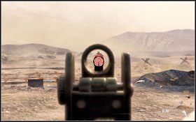 Pierwsza misja to najzwyklejszy samouczek, podczas którego poznasz kilka podstawowych informacji na temat posługiwania się bronią - Akt I - S.J.C.D. | Kampania Call of Duty Modern Warfare 2 - Call of Duty: Modern Warfare 2 - poradnik do gry