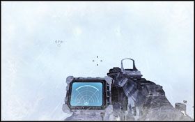 Kawałek dalej sytuacja się powtórzy, ponownie zajmij się wrogiem po lewej stronie #1 - Akt I - Alpinista | Kampania Call of Duty Modern Warfare 2 - Call of Duty: Modern Warfare 2 - poradnik do gry