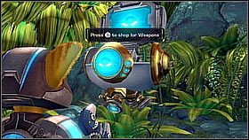 W następnym obszarze ponownie musimy użyć klucza po drugiej stronie wody - Zolar Forest | Opis przejścia | Ratchet & Clank A Crack in Time - Ratchet & Clank: A Crack in Time - poradnik do gry