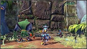 Wracamy do matki i Qwarka a potem ruszamy na wschód wąskim przesmykiem - Zolar Forest | Opis przejścia | Ratchet & Clank A Crack in Time - Ratchet & Clank: A Crack in Time - poradnik do gry