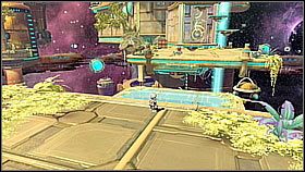 W skórze Clanka biegniemy za Sigmundem po schodach i skręcamy w prawo aż dotrzemy do krawędzi - The Great Clock II | Opis przejścia | Ratchet & Clank A Crack in Time - Ratchet & Clank: A Crack in Time - poradnik do gry