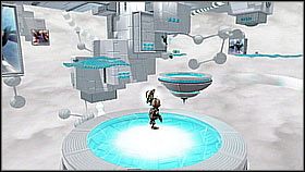 Używamy kolejnej trójkątnej wyrzutni na ziemi - The Great Clock II | Opis przejścia | Ratchet & Clank A Crack in Time - Ratchet & Clank: A Crack in Time - poradnik do gry