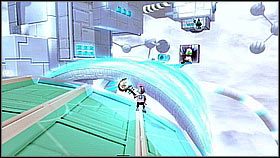 Na kolejnej powierzchni z kostek otrzymamy bombę czasową - rzucamy ją próbę (L1 ) - The Great Clock II | Opis przejścia | Ratchet & Clank A Crack in Time - Ratchet & Clank: A Crack in Time - poradnik do gry