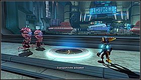 Dezaktywujemy pole wyciągając jedną z baterii - Axiom City | Opis przejścia | Ratchet & Clank A Crack in Time - Ratchet & Clank: A Crack in Time - poradnik do gry