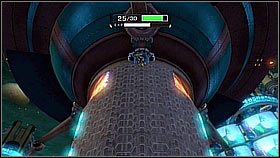 Po chwili nadleci pomoc i ostrzela robota - Axiom City | Opis przejścia | Ratchet & Clank A Crack in Time - Ratchet & Clank: A Crack in Time - poradnik do gry