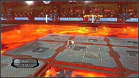 Return to Sender (nagroda: 2500 śrubek, Constructo Bomb - Shrapnel ) - musimy łapać bomby przeciwników i odrzucać je w nich - Agorian Battleplex - Bronze Tournament | Opis przejścia - Ratchet & Clank: A Crack in Time - poradnik do gry