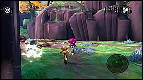 Dwa następne znajdują się za mostem (jest tam też drzewo z owocami) - Tombli Outpost | Opis przejścia | Ratchet & Clank A Crack in Time - Ratchet & Clank: A Crack in Time - poradnik do gry