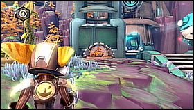 Opuszczamy most używając mechanizmu - Tombli Outpost | Opis przejścia | Ratchet & Clank A Crack in Time - Ratchet & Clank: A Crack in Time - poradnik do gry