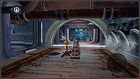 Na ostatniej platformie skręcamy w lewo i wciągamy do urządzenia olej - Vorselons Ship | Opis przejścia | Ratchet & Clank A Crack in Time - Ratchet & Clank: A Crack in Time - poradnik do gry