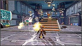 Biegniemy za generałem przejściem, które się otworzyło - Vorselons Ship | Opis przejścia | Ratchet & Clank A Crack in Time - Ratchet & Clank: A Crack in Time - poradnik do gry