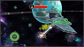 W tej walce musimy atakować główny statek - Bernilius Sector I | Opis przejścia | Ratchet & Clank A Crack in Time - Ratchet & Clank: A Crack in Time - poradnik do gry