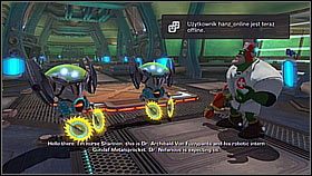 Podążamy za Kapitanem , który przybrał całkiem urocze wdzianko - Nefarious Space Station | Opis przejścia | Ratchet & Clank A Crack in Time - Ratchet & Clank: A Crack in Time - poradnik do gry