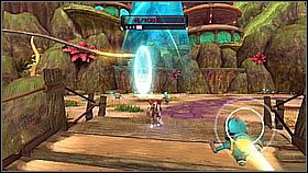 Pod koniec walki wróg będzie wypuszczał miny - trzeba je omijać - Gimlick Valley | Opis przejścia | Ratchet & Clank A Crack in Time - Ratchet & Clank: A Crack in Time - poradnik do gry