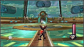 Rozkręcamy się na mechanizmie i wyskakujemy - The Great Clock - Finał | Opis przejścia | Ratchet & Clank A Crack in Time - Ratchet & Clank: A Crack in Time - poradnik do gry