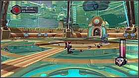 Pierwsza część walki - The Great Clock - Finał | Opis przejścia | Ratchet & Clank A Crack in Time - Ratchet & Clank: A Crack in Time - poradnik do gry