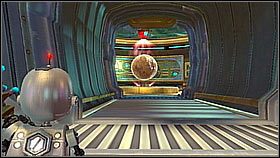 Zaraz po drugiej zagadce wychodzimy i skręcamy w prawo - w powietrzu pojawią się platformy - The Great Clock IV | Sekrety | Ratchet & Clank A Crack in Time - Ratchet & Clank: A Crack in Time - poradnik do gry