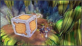 Znajduje się w miejscu gdzie musieliśmy uratować jednego z malców (na wschód od matki) - Phylax Sector - Quantos, Zolar Forest | Sekrety - Ratchet & Clank: A Crack in Time - poradnik do gry