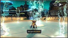 Śruba w fontannie w miejscu, gdzie znajdują się placyki ze skoczniami (przed wejściem do finałowego budynku) - Vela Sector - Terachnos, Axiom City | Sekrety | Ratchet & Clank A Crack in Time - Ratchet & Clank: A Crack in Time - poradnik do gry