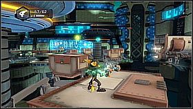 Dodatek do bomb jest za miejscem, w którym łapiemy pierwszego Zoni (opis powyżej) - Vela Sector - Terachnos, Axiom City | Sekrety | Ratchet & Clank A Crack in Time - Ratchet & Clank: A Crack in Time - poradnik do gry