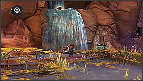 Znajduje się w kopalni na małym wodospadzie - Korthos Sector - Lumos, Krall Canyon | Sekrety | Ratchet & Clank A Crack in Time - Ratchet & Clank: A Crack in Time - poradnik do gry