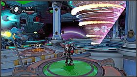 Dotrzemy do Zoni - najpierw trzeba jednak wyłączyć barierę - Bernilius Sector - Nefarious Space Station | Sekrety - Ratchet & Clank: A Crack in Time - poradnik do gry