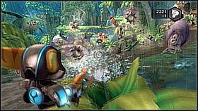 Nazwa: Air Lombax - Punkty umiejętności | Arsenał i umiejętności | Ratchet & Clank A Crack in Time - Ratchet & Clank: A Crack in Time - poradnik do gry