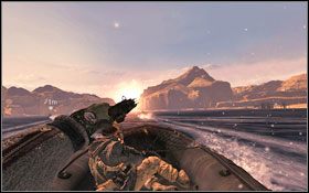 Podczas jazdy skuterem lub kierowaniem pontonem po prostu strzelaj do każdego przeciwnika, który Ci się nawinie - Walka | Kampania w Call of Duty Modern Warfare 2 - Call of Duty: Modern Warfare 2 - poradnik do gry