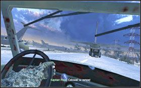 Po dotarciu do punkty ewakuacji, gdy wsiądziesz do samochodu staraj się zestrzeliwać wrogie pojazdy zanim te zbliżą się do Ciebie - Wróg mojego wroga | Weteran w Call of Duty Modern Warfare 2 - Call of Duty: Modern Warfare 2 - poradnik do gry