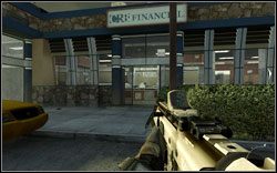 Budynek CRB Financial, od wejścia głównego skieruj się na lewo, laptop leży na stoliku - Akt II | Materiały wywiadowcze | Osiągnięcia w Call of Duty Modern Warfare 2 - Call of Duty: Modern Warfare 2 - poradnik do gry
