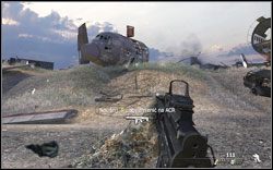 Po ześlizgnięciu się i przejściu na drugą stronę, w okolicy 90m - Akt III | Materiały wywiadowcze | Osiągnięcia w Call of Duty Modern Warfare 2 - Call of Duty: Modern Warfare 2 - poradnik do gry