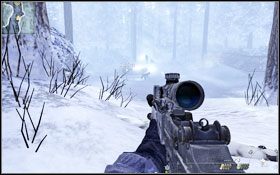 Na rozwidleniu skręć w prawo, wpierw musisz zająć się jednostkami po prawej #1 , a dopiero później gościem z psem (w odwrotnym przypadku zwrócisz uwagę tamtej dwójki) - Alfa - Uniki | Operacje specjalne | Osiągnięcia w Call of Duty Modern Warfare 2 - Call of Duty: Modern Warfare 2 - poradnik do gry