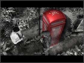 Po wyczerpującej rozmowie idź dalej w górę ulicy - Saxton I | Opis przejścia - Dzień drugi | The Lost Crown - The Lost Crown: A Ghosthunting Adventure - poradnik do gry