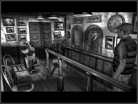 Idź w uliczkę, która pierwszy raz była zablokowana i na jej końcu skręć w lewo - Saxton I | Opis przejścia - Dzień drugi | The Lost Crown - The Lost Crown: A Ghosthunting Adventure - poradnik do gry