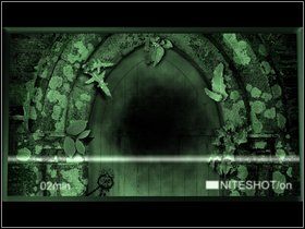 Cofnij się tak, by widzieć wejście do kościoła i spójrz w prawo - Saxton III (1) | Opis przejścia - Dzień drugi | The Lost Crown - The Lost Crown: A Ghosthunting Adventure - poradnik do gry