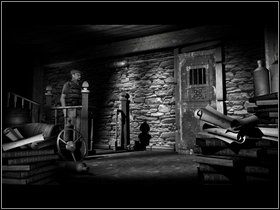 W wieży obejrzyj dokładnie wszystkie możliwe fragmenty maszyny , rzuć okiem na książki na podłodze - Ulcombe | Opis przejścia - Dzień czwarty i piąty | The Lost Crown - The Lost Crown: A Ghosthunting Adventure - poradnik do gry