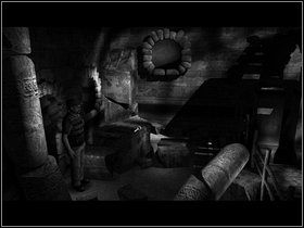 Idź dalej w prawo i zabierz dysk leżący przy szkielecie - The Carrion Wood | Opis przejścia - Dzień czwarty i piąty | The Lost Crown - The Lost Crown: A Ghosthunting Adventure - poradnik do gry