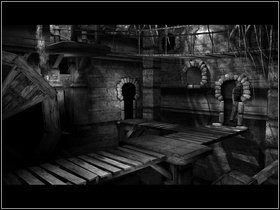 Przyjrzyj się dziwnej konstrukcji po lewej - The Carrion Wood | Opis przejścia - Dzień czwarty i piąty | The Lost Crown - The Lost Crown: A Ghosthunting Adventure - poradnik do gry