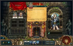 Rozmowę rozpoczynamy klikając na ikonkę postaci - Początek | Porady ogólne | Kings Bounty Wojownicza księżniczka - Kings Bounty: Wojownicza księżniczka - poradnik do gry