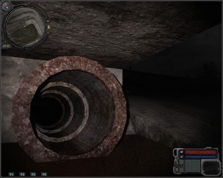 Aby dostać się na górę, wybieramy drabinkę położoną najdalej - Questy (cz.3) | Zaton Stalker Zew Prypeci - S.T.A.L.K.E.R.: Zew Prypeci - poradnik do gry