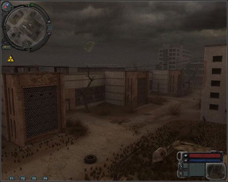 13) Wschodni Tunel - w dużym pomieszczeniu w środku - dwa stworki zwane w poradniku Mistrzami Yoda (Byurer) - Mapa Ogólna (cz.3) | Jupiter w Stalker Zew Prypeci - S.T.A.L.K.E.R.: Zew Prypeci - poradnik do gry