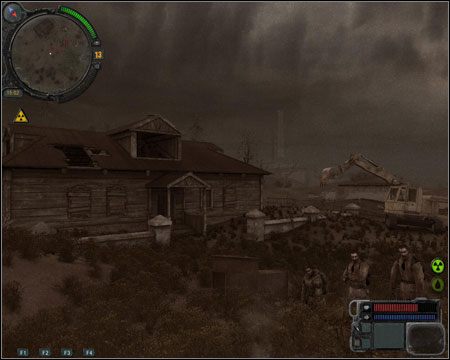 20) Kompleks Przeciwlotniczy Wołkow - okolica pełna zombie (a w środku małych, szczuro-psich mutantów), miejsce akcji zadania 22 (Miejsca ewakuacji - B205) - Mapa Ogólna (cz.4) | Jupiter w Stalker Zew Prypeci - S.T.A.L.K.E.R.: Zew Prypeci - poradnik do gry