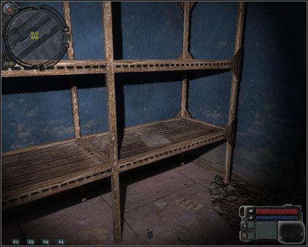 Wychodzimy na zewnątrz i wracamy do pierwszego budynku, wejściem w miejscu (49) - Questy (cz.11) | Jupiter w Stalker Zew Prypeci - S.T.A.L.K.E.R.: Zew Prypeci - poradnik do gry