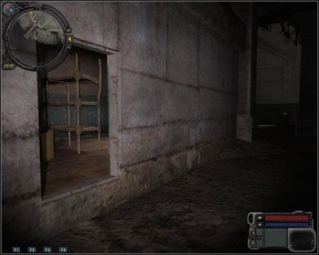 Wdrapujemy się na drabinkę w (12), zapisujemy stan gry i przełączamy przycisk na panelu od strony północnej - Opis przejścia (cz.2) | Droga do Prypeci w Stalker Zew Prypeci - S.T.A.L.K.E.R.: Zew Prypeci - poradnik do gry